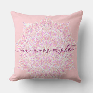 Pillow för rosa Namaste pasta Kudde