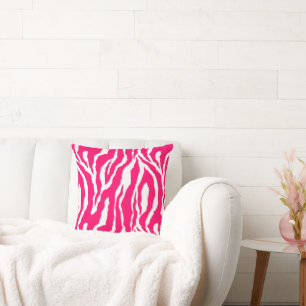 Pillow för rosa och vitsebradesign kudde