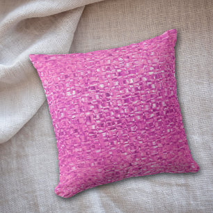Pillow för shock rosa av glas kudde