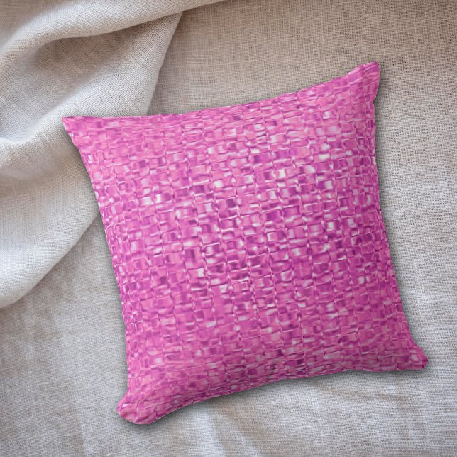 Pillow för shock rosa av glas kudde (Skapare uppladdad)