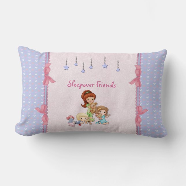 Pillow för Sleepover Friends Autograph Pillow Lumbarkudde (Framsida)
