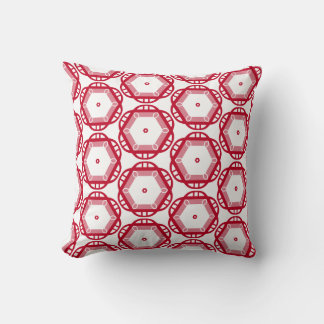 Pillow för sömlös rosa-blommönster kudde
