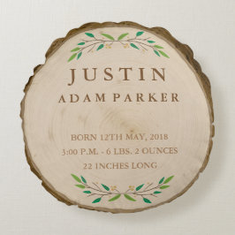 Pillow för takspån från Rustiga Babyar Rund Kudde