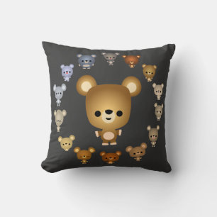 Pillow för Tecknad Bear Spädbarn Kudde