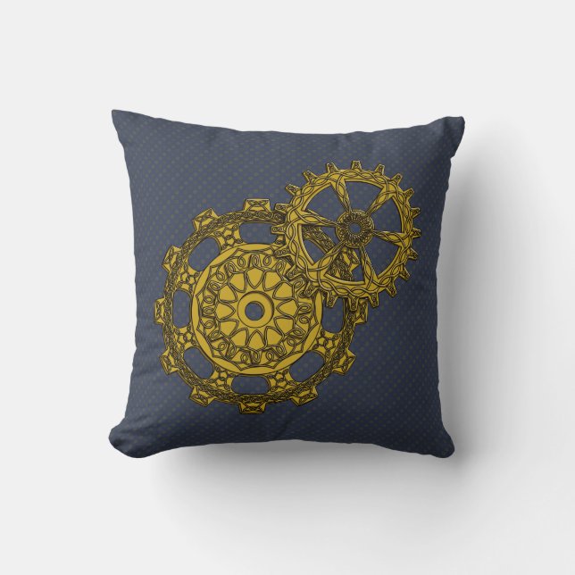 Pillow för vävda Clockwork Kudde (Framsida)