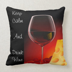 Pillow för Vin och ost Kudde
