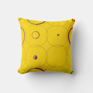 Pillow för vintage av färgfull återtagsartikel kudde