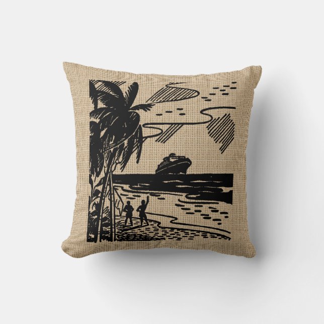 Pillow för vintage kudde (Framsida)