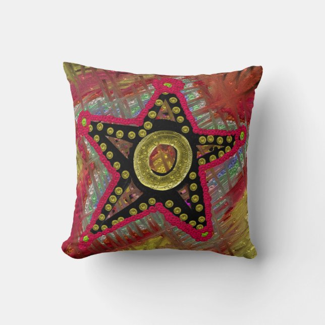 Pillow för western Namn-Personlig Kudde (Framsida)