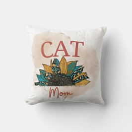 Pillow for When You’re a Cat Mom Again Kudde