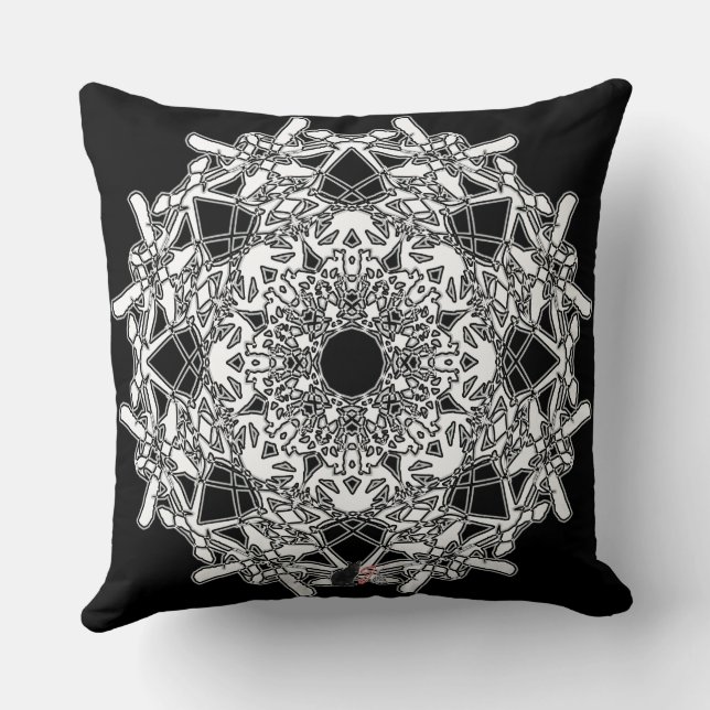 Pillow för Xylografisk oktaklyf Kudde (Baksida)