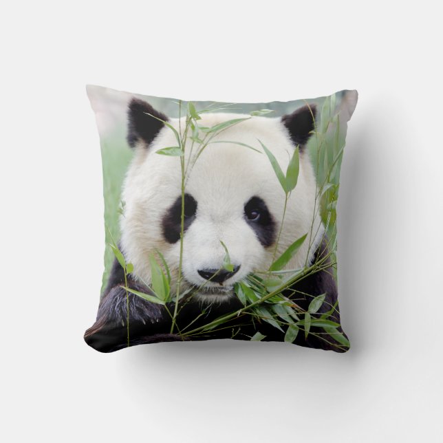 Pillow-fotojättepanda 4. kudde (Framsida)