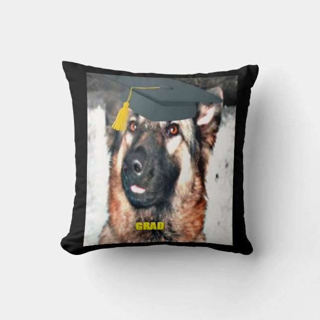 Pillow German Shepherd Grad Kudde (Framsida)