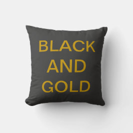 PILLOW GO STEELERS BLACK OCH GULD KUDDE