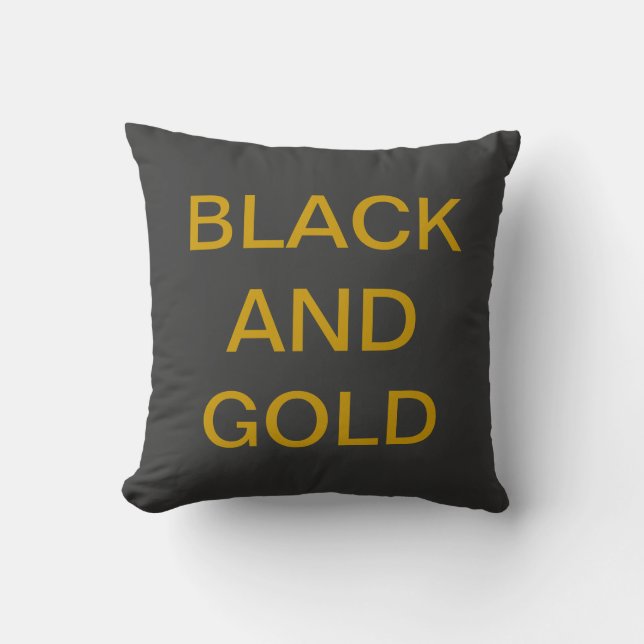 PILLOW GO STEELERS BLACK OCH GULD KUDDE (Framsida)