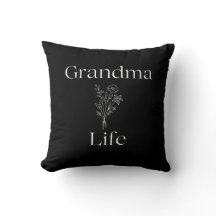 Pillow Grandma Life Wildblommor