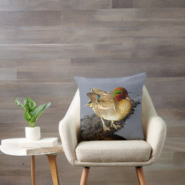 Pillow grönt Vinge Teal Anka Kudde