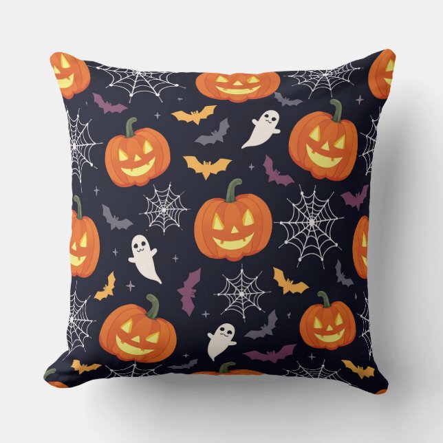 Pillow (Halloween mönster-pumpor) Kudde (Framsida)