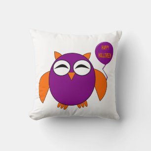 Pillow happy halloween Party Uggla Kudde