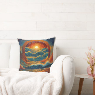 Pillow himmelska Ljud Vågar Kudde