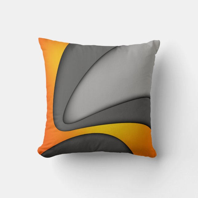 Pillow i den moderna abstrakten stil kudde (Framsida)