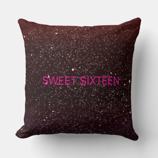 Pillow i sweet sixteen - Gnistra ditt födelse Kudde (Framsida)