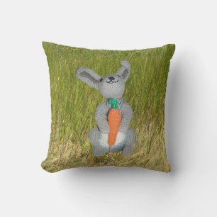 Pillow - Kanin i gräs Kudde