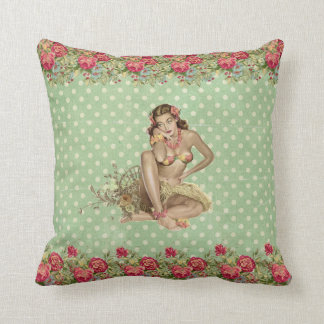 Pillow klämmer fast upp aloha kudde
