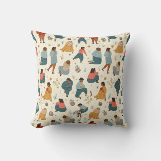 Pillow-kudde med modern mönster-design kudde