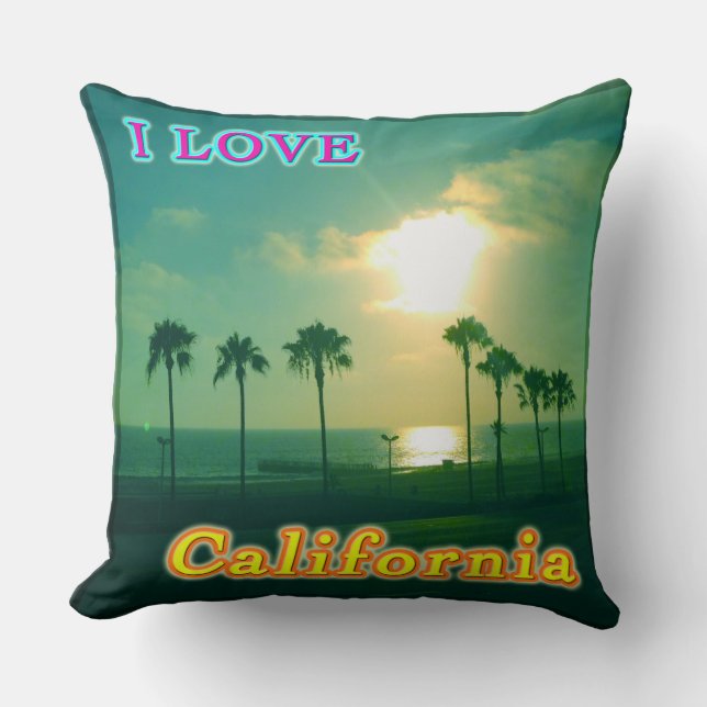 Pillow "Loely California 1" Kudde (Framsida)