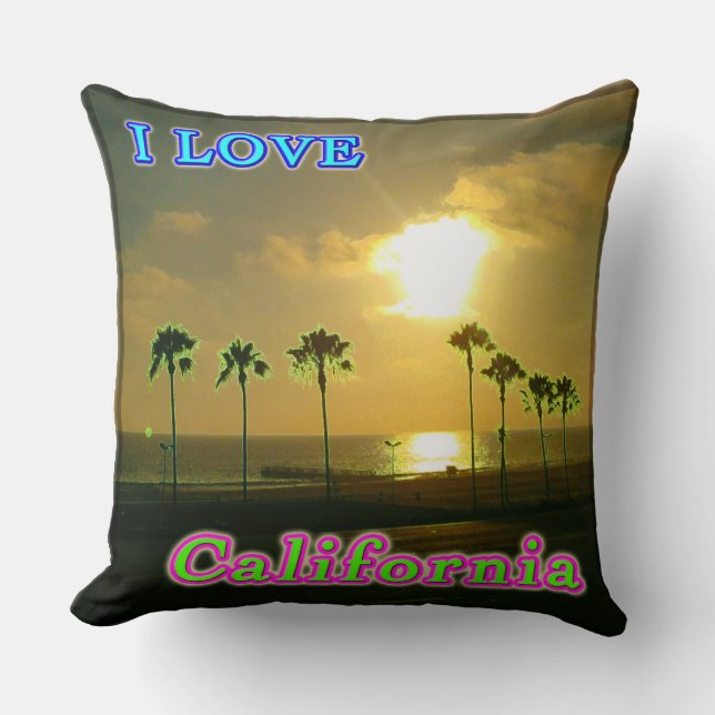 Pillow "Loely California 2" Kudde (Framsida)