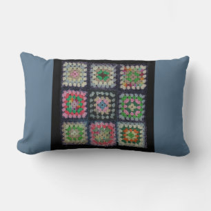 Pillow (lumbar) - Granny Square Afghan Lumbarkudde
