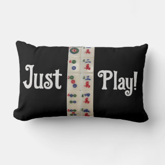 Pillow Mahjong-tiles Spela bara Lumbarkudde