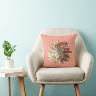 Pillow - målad vit spindel Morsa Kudde