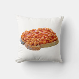 Pillow med bönor på toast kudde