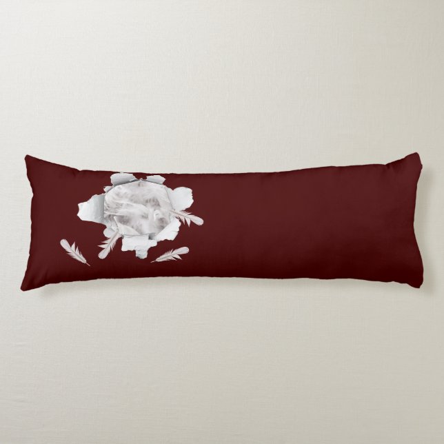 Pillow "med hål" kroppskudde (Framsidan)