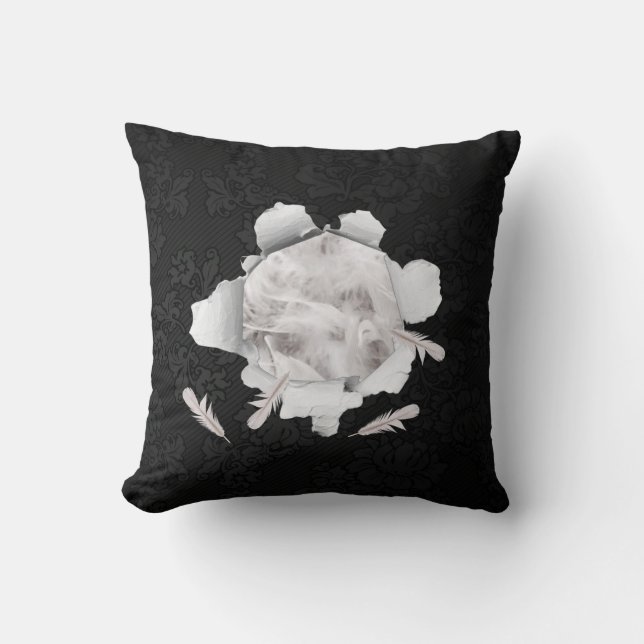 Pillow "med hål" kudde (Framsida)