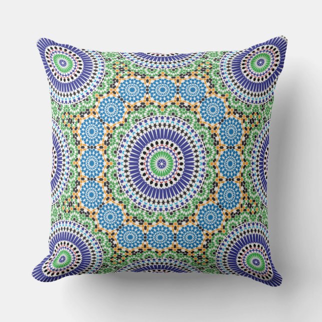 Pillow med mosaik kudde (Framsida)