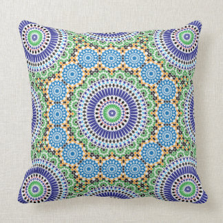Pillow med mosaik kudde