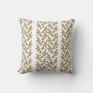 Pillow med söt botaniskt mönster kudde