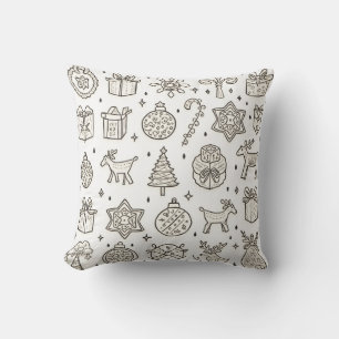 Pillow med tomten: Speciell jul Kudde