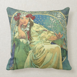 Pillow Mucha Alfons Princezna Hyacinta 1911 Kudde