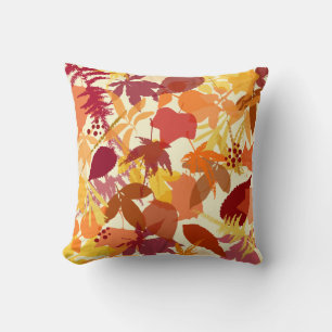 Pillow mysiga Höst löv Mönster Kudde