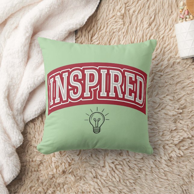 Pillow och Cushion "Inspired Spark" Kudde (Filt)