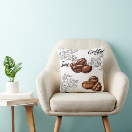 Pillow- och Poufs-kaffetid Kudde