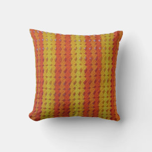 Pillow - Orangen Afghanistan mönster Kudde
