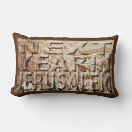Pillow Passover 13 x 21 Jerusalem Lumbarkudde