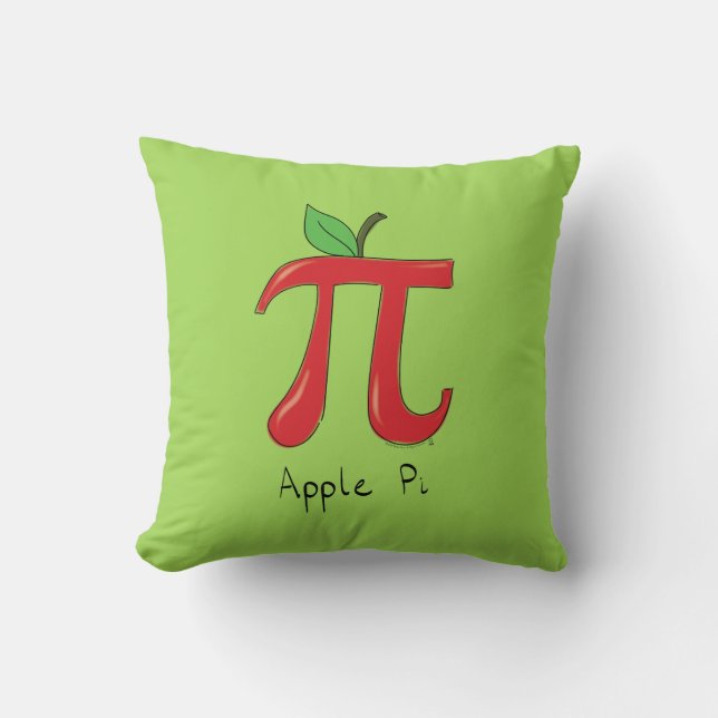 Pillow Pi Cute Math Pi Day Pillow Kudde (Framsida)