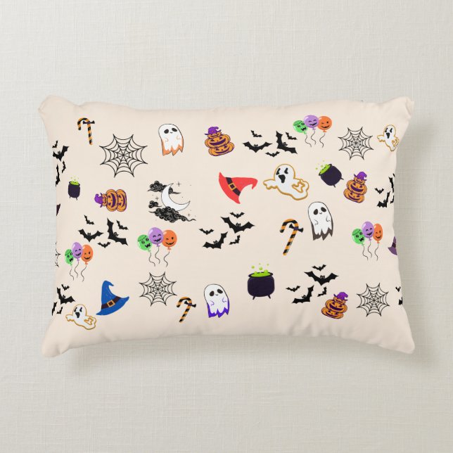 Pillow & poufs Hallowen Prydnadskudde (Framsidan)