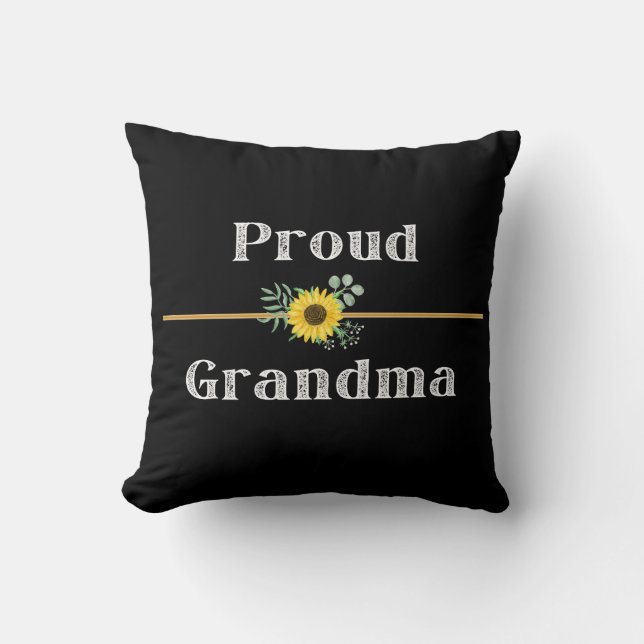 Pillow - Proud Grandma Kudde (Framsida)